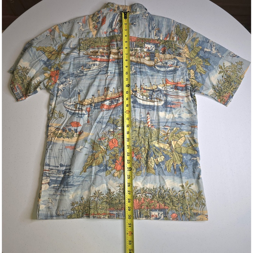 BOCA CLASSICS Men's NWT Medium Nautical Floral AOP Short Sleeve Shirt -1332 - Picture 5 of 6